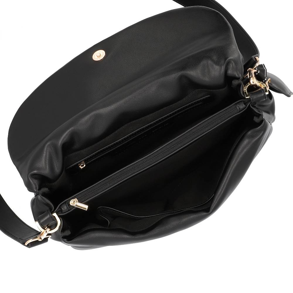 L.Pucci Odette Metal Logo Line Black Qualità Garantita