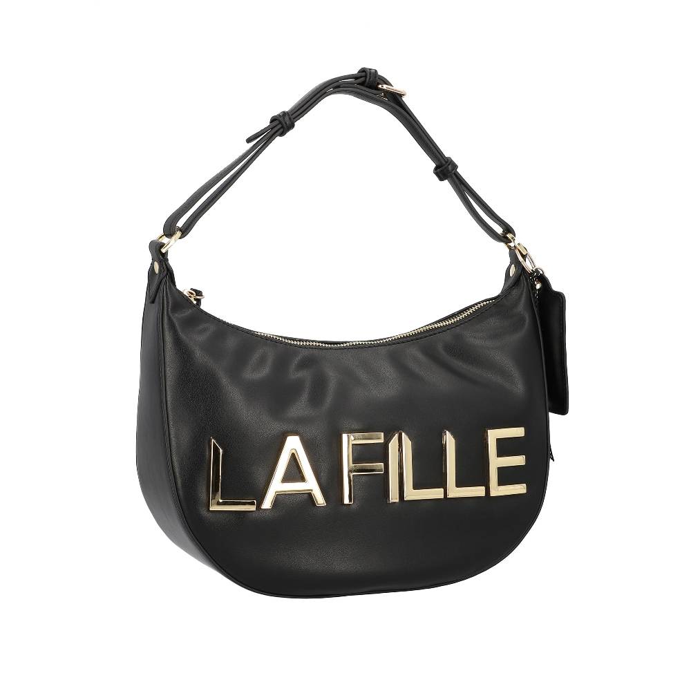 L.Pucci Rachel Metal Logo Line Black Acquista Ora
