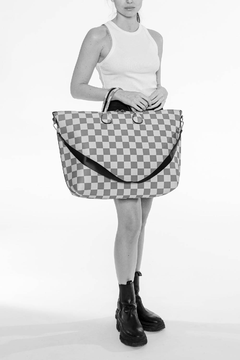 L.Pucci Madeira Tekno Fabric Black Italia