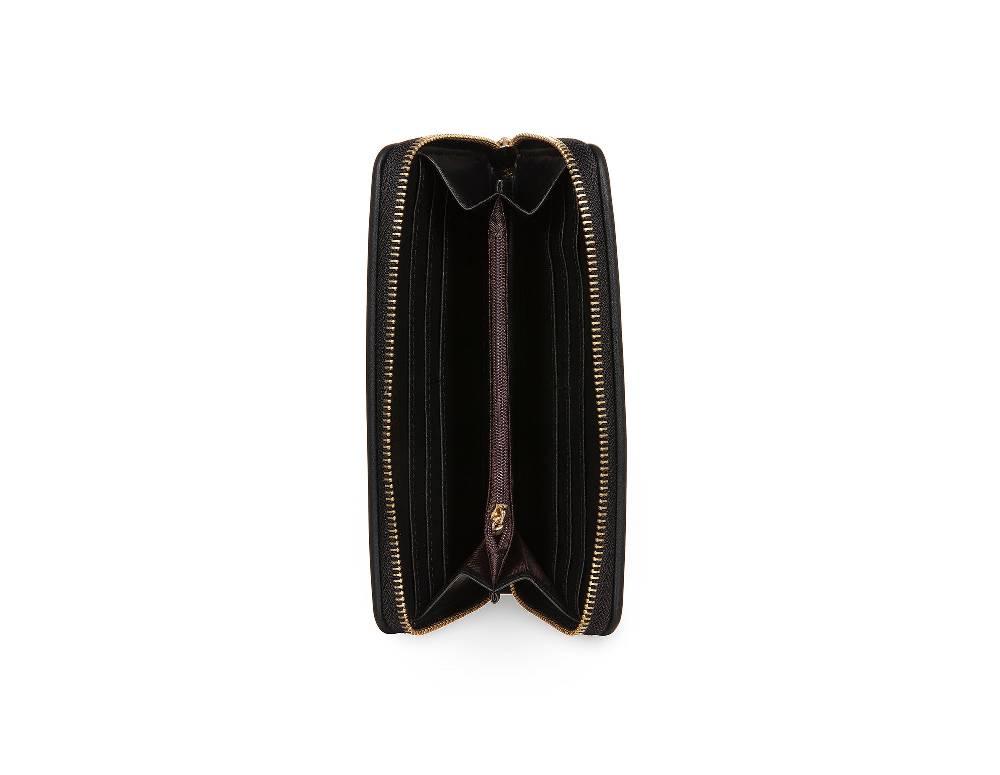 L.Pucci Placida Logo Black Wallet Sconto