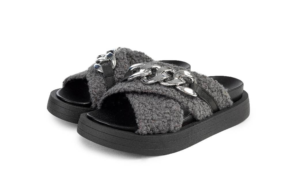 L.Pucci Slipper SA84028MS Grey Novità