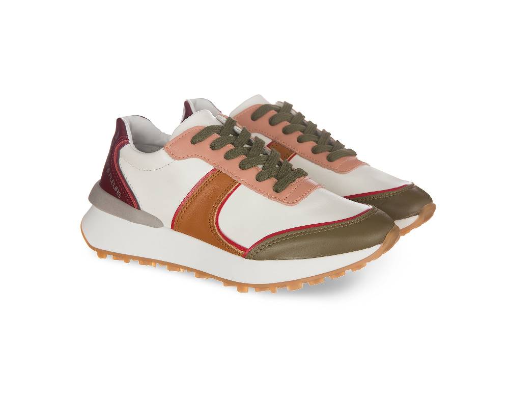 L.Pucci Missouri Leather White-Multi Vendite Flash