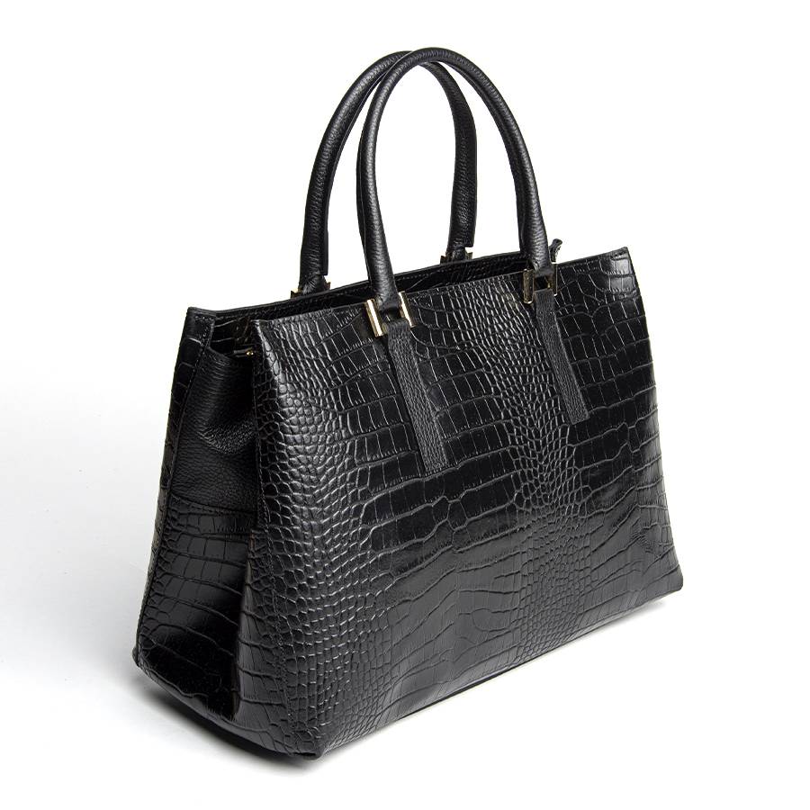 Laura Di Maggio MONICA – Bauletto a mano stampa cocco Vendita Calda