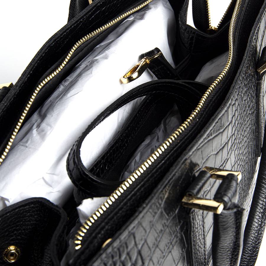 Laura Di Maggio MONICA – Bauletto a mano stampa cocco Vendita Calda