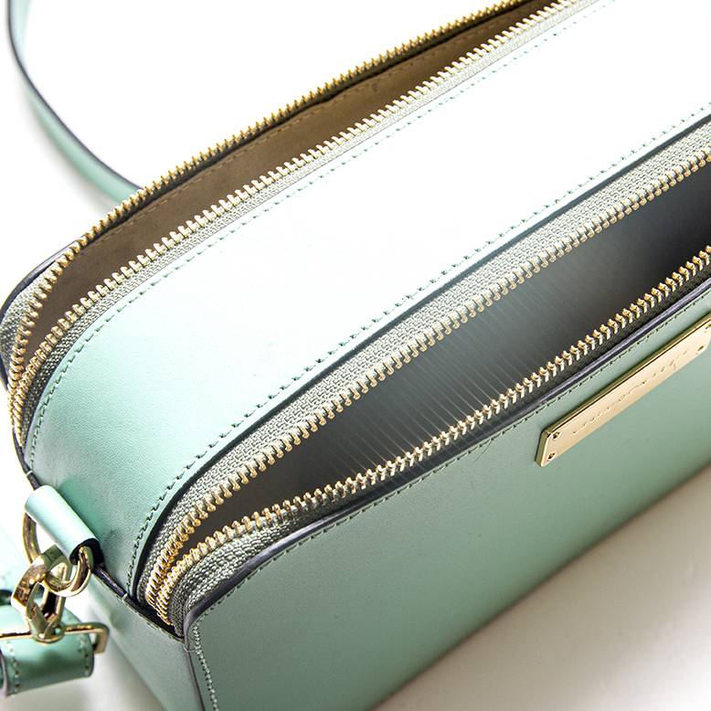 Laura Di Maggio ANDY – Borsa saponetta in pelle turchese Vendite Flash