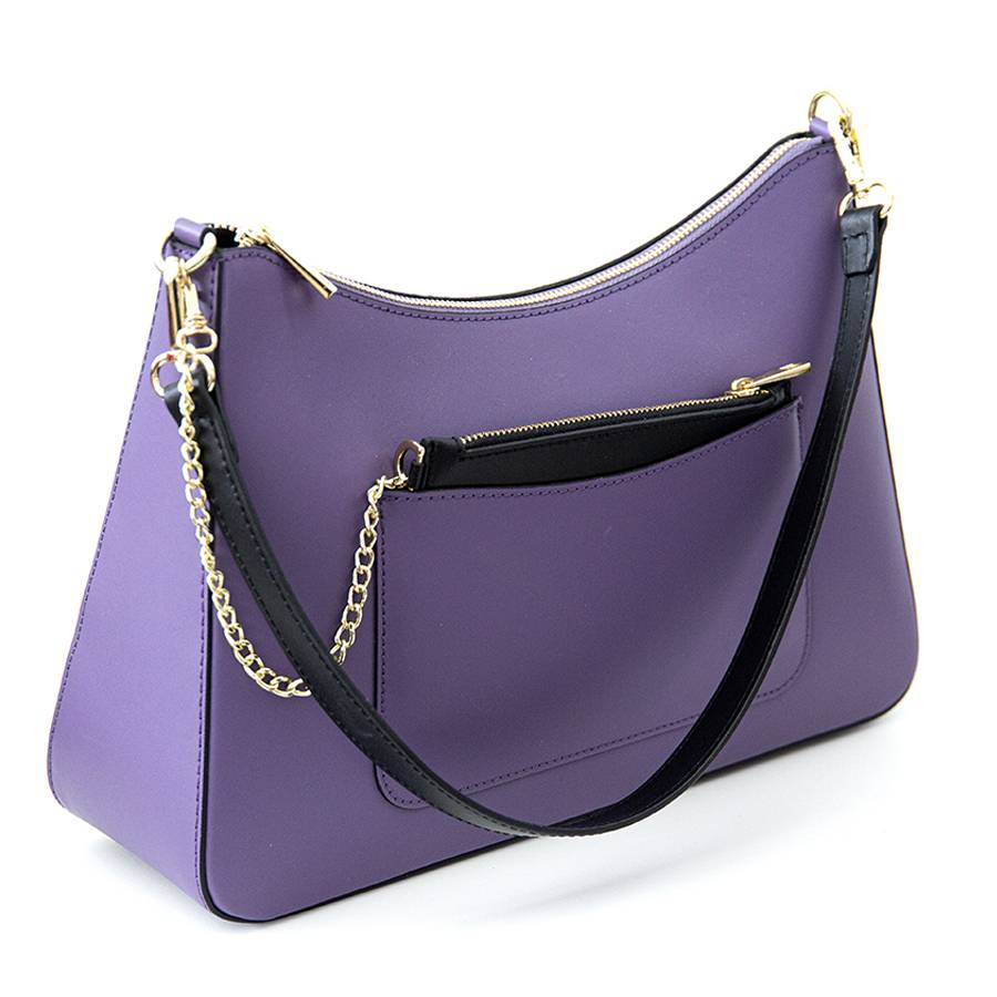 Laura Di Maggio LENA – Borsa a spalla in pelle elegant viola Only for today