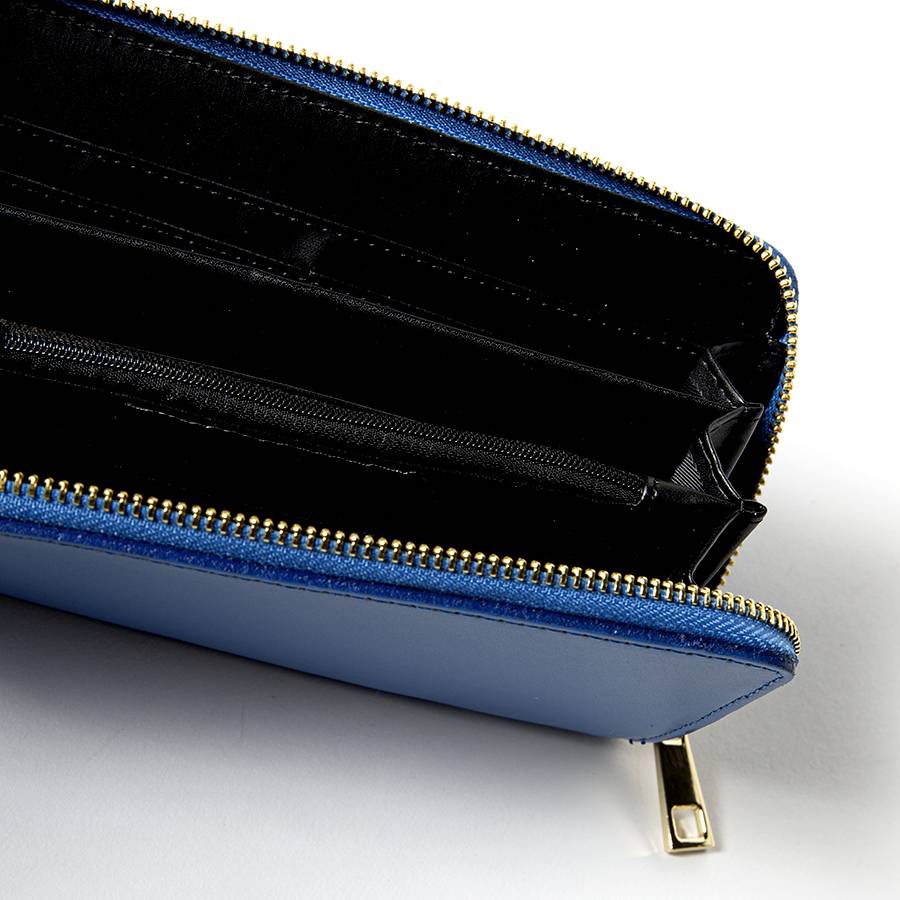Laura Di Maggio ELEGANT – portafoglio in pelle elegant blu Promozione