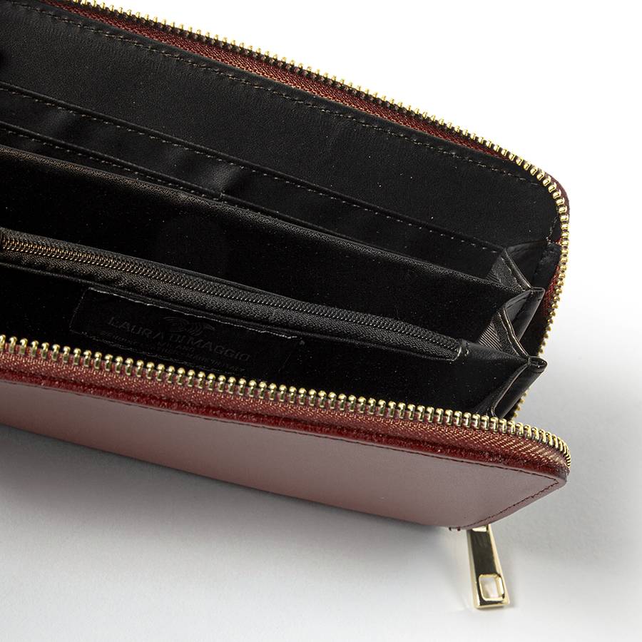 Laura Di Maggio ELEGANT – portafoglio in pelle elegant cuoio Negozi Online