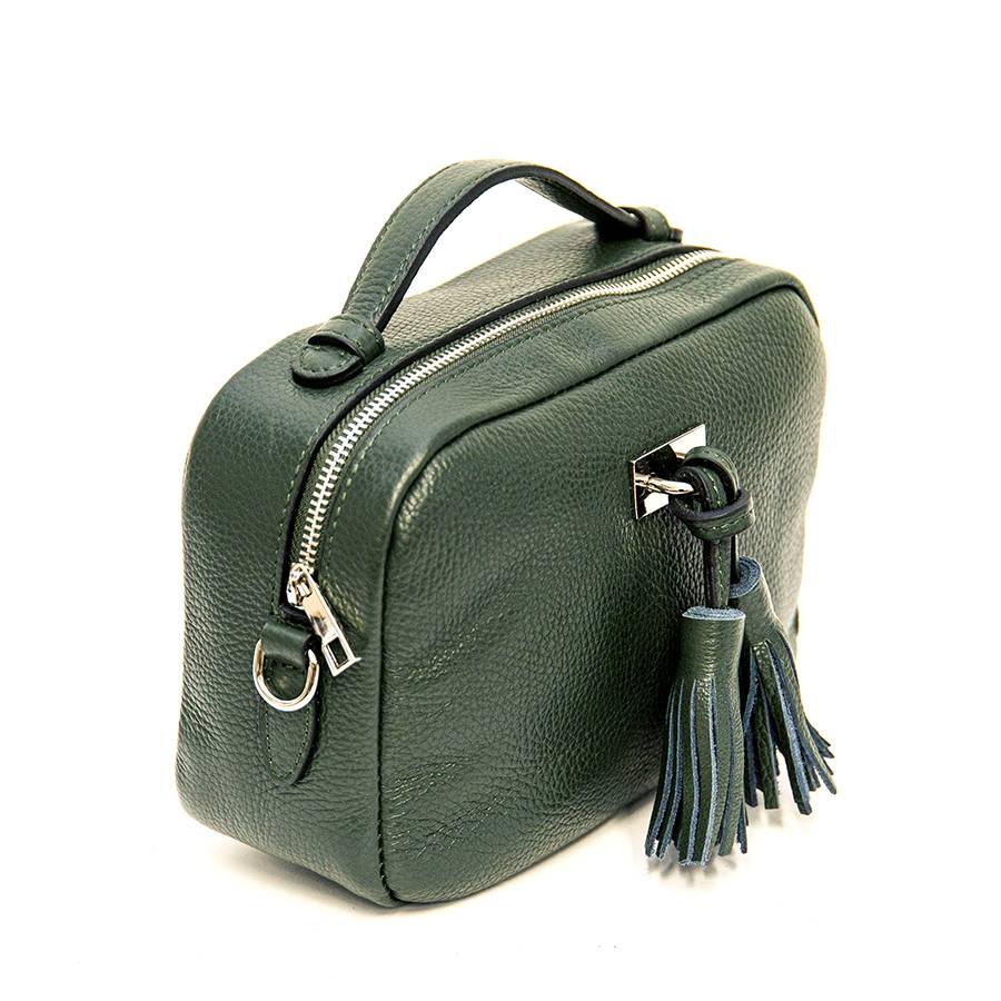 Laura Di Maggio SAIPH – borsa piccola in pelle dollaro verde Moda