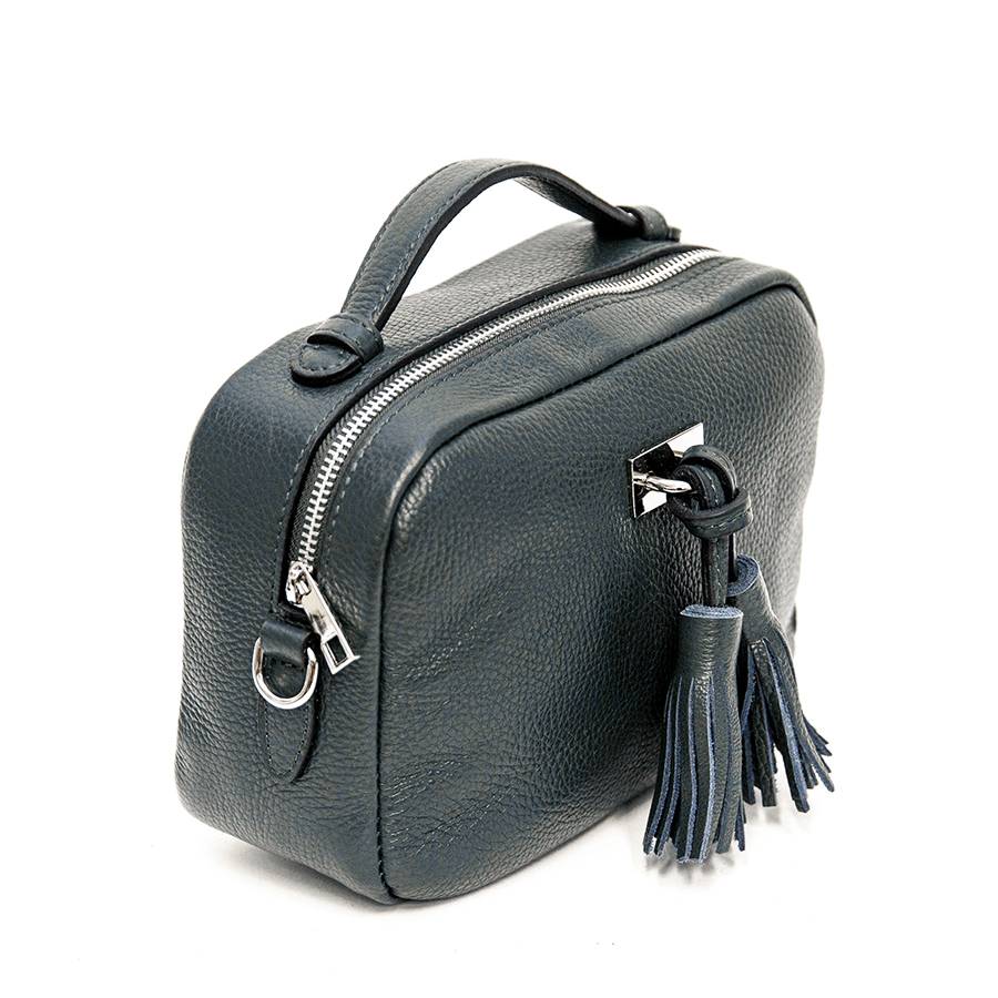 Laura Di Maggio SAIPH – borsa piccola in pelle dollaro blu 2025