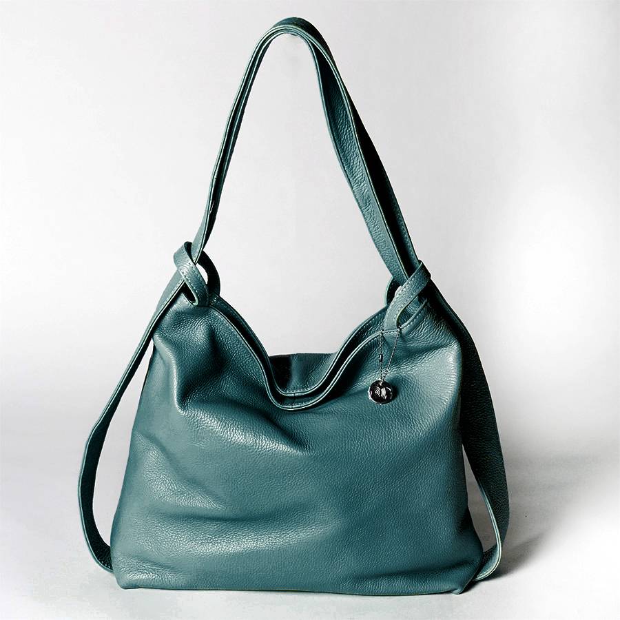 Laura Di Maggio VENICE – Zaino/borsa in pelle dollaro petrolio Vendita
