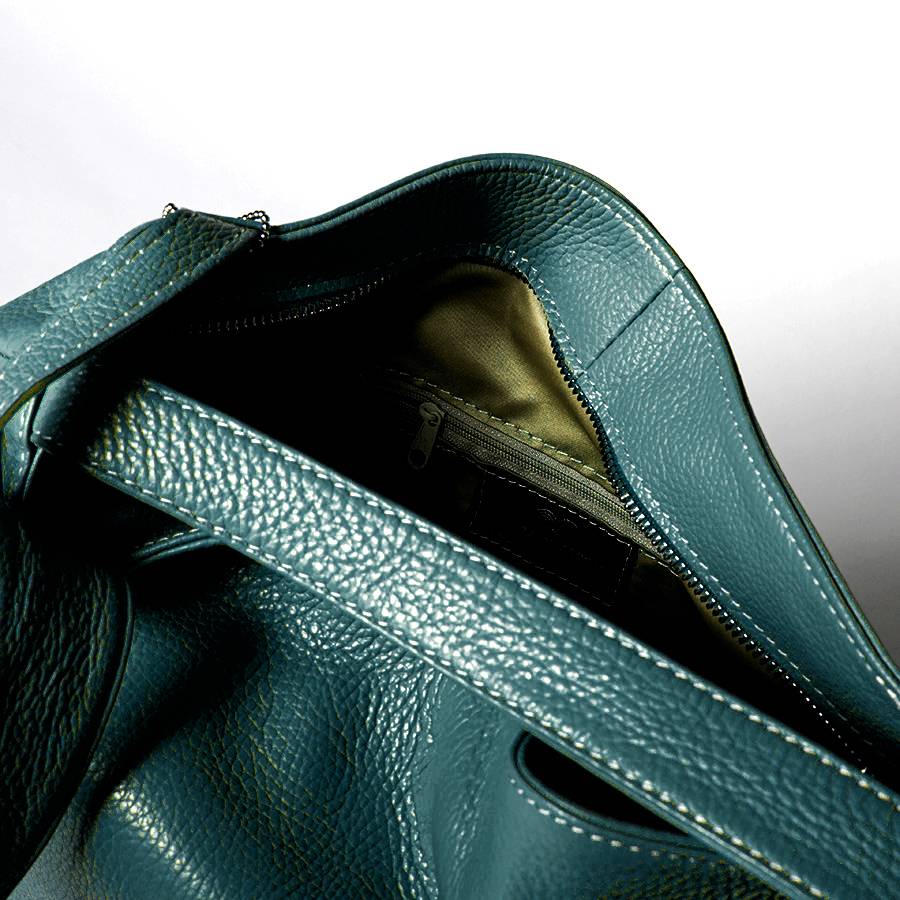 Laura Di Maggio VENICE – Zaino/borsa in pelle dollaro petrolio Vendita