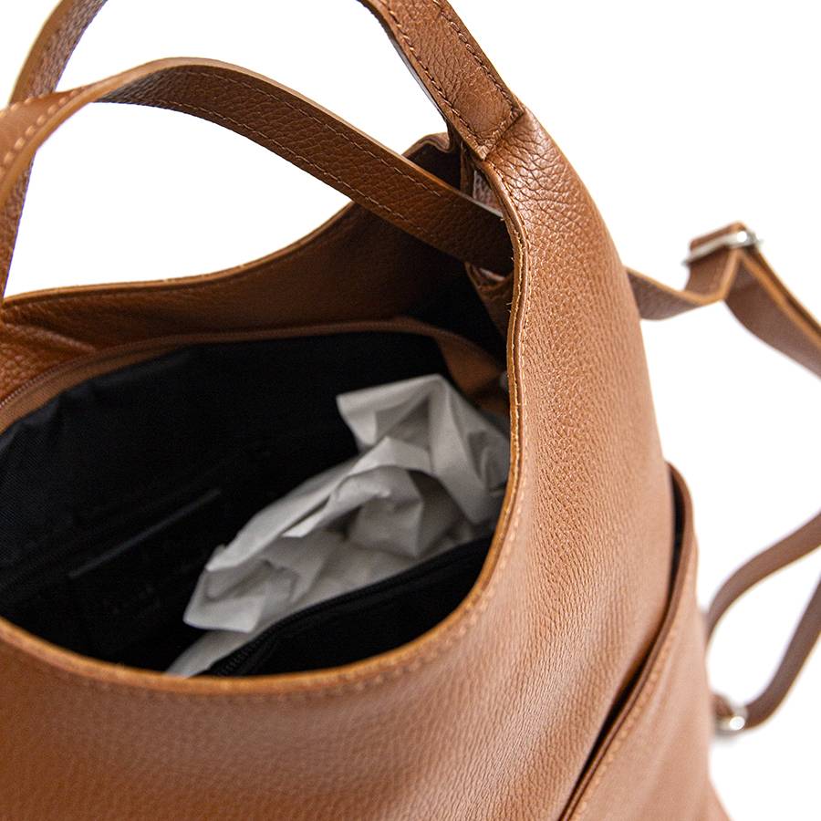 Laura Di Maggio MADRID – Zaino/borsa in pelle cuoio Sconti VIP