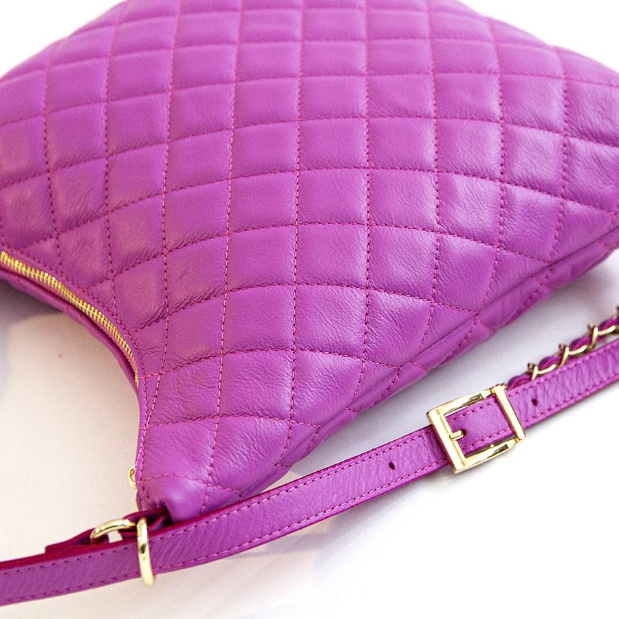 Laura Di Maggio ISABEL – Zaino/borsa in nappa trapuntata fuxia Promozione Limitata
