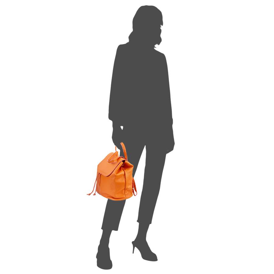 Laura Di Maggio LEIDA – Zaino in pelle dollaro arancio Fino Al -60%