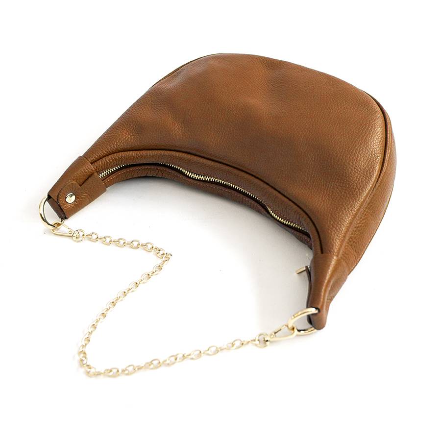 Laura Di Maggio MOON – Borsa a spalla in pelle cuoio Vendite Flash