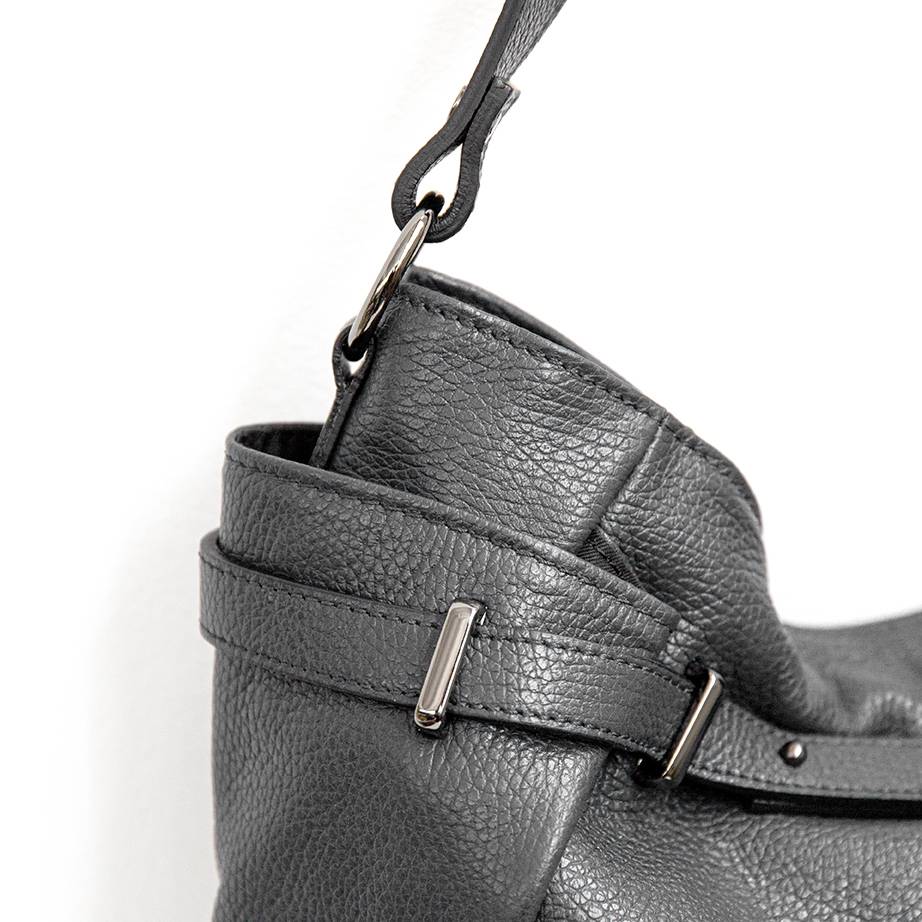 Laura Di Maggio ELYN – Borsa in pelle dollaro grigio Consegna Veloce