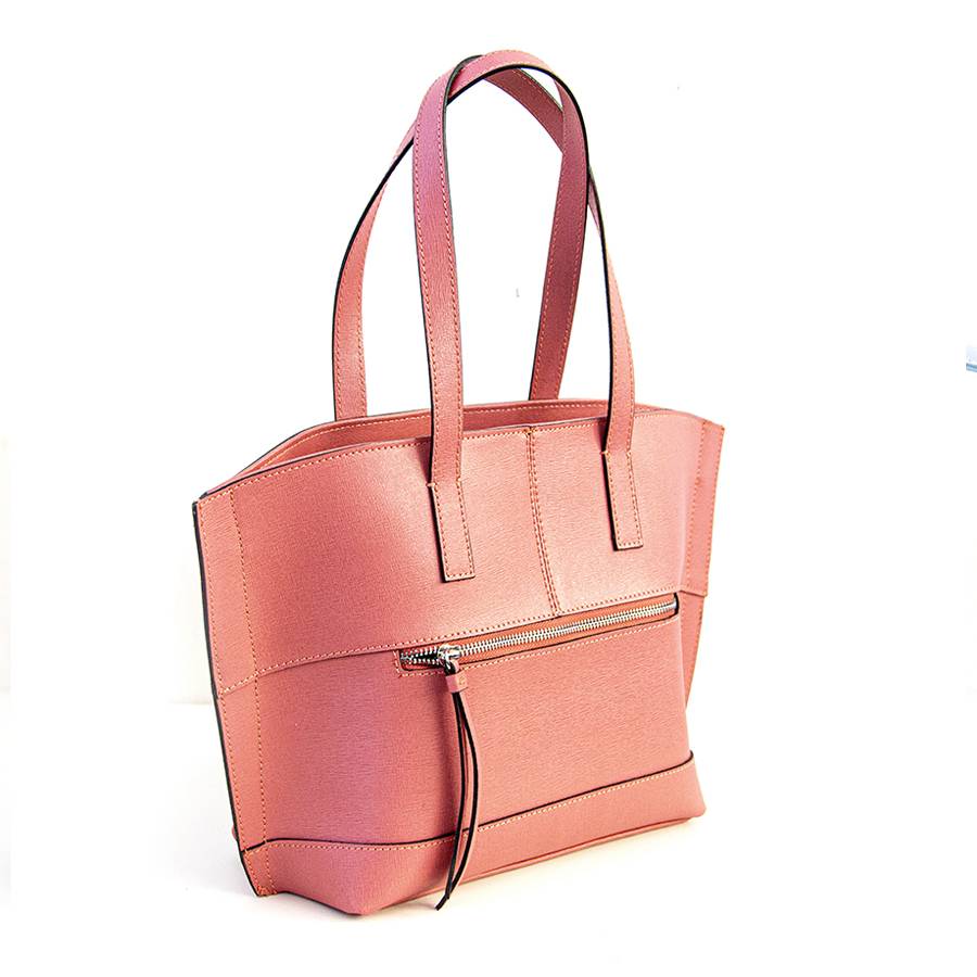 Laura Di Maggio SIMONA – Shopper in pelle saffiano rosa Sconto
