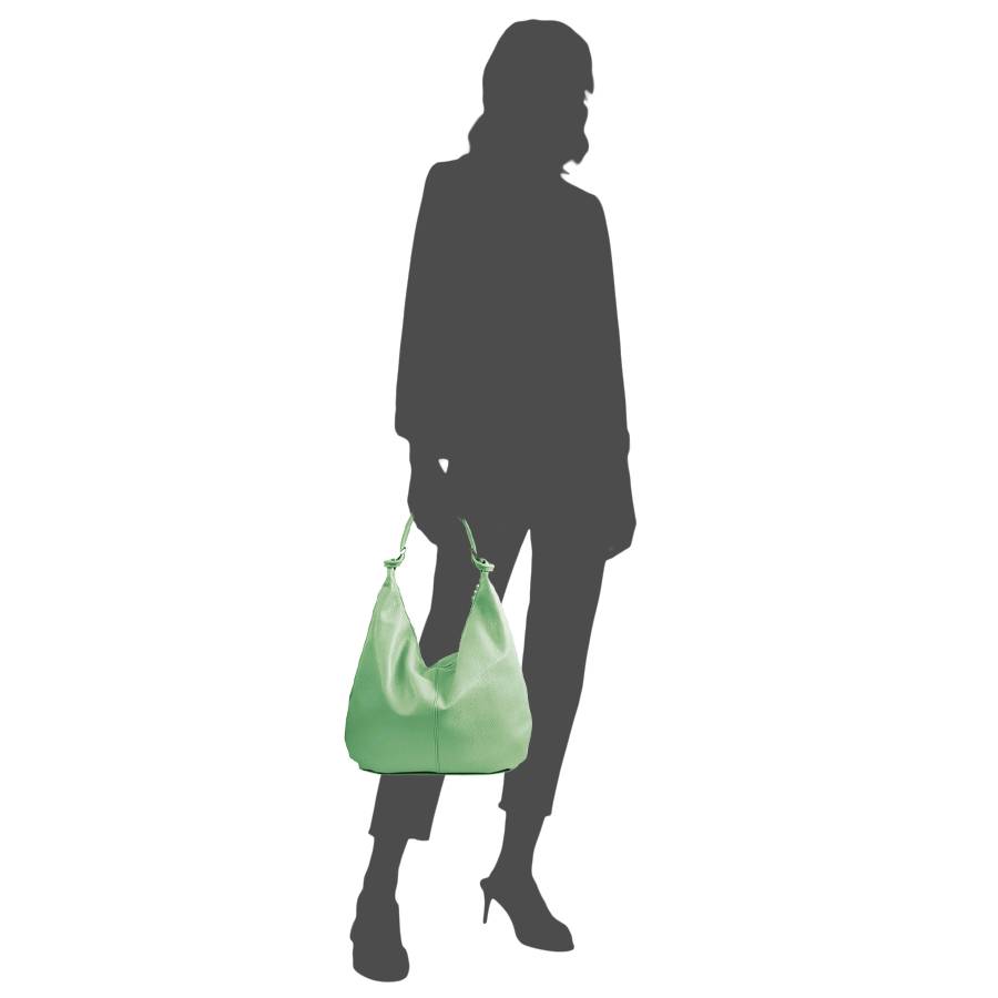 Laura Di Maggio ASIA – Maxi sacca in pelle dollaro verde Moda
