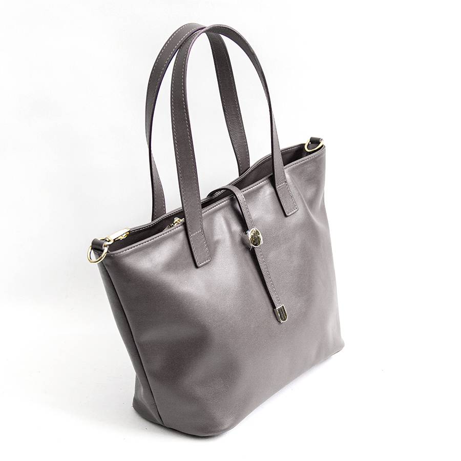Laura Di Maggio LADY – shopping in pelle soft acacia Italia