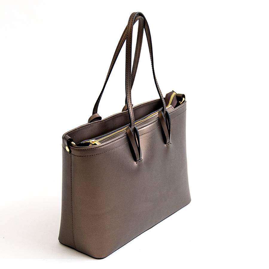 Laura Di Maggio NIKITA – Shopping in pelle elegant bronzo Nuovo