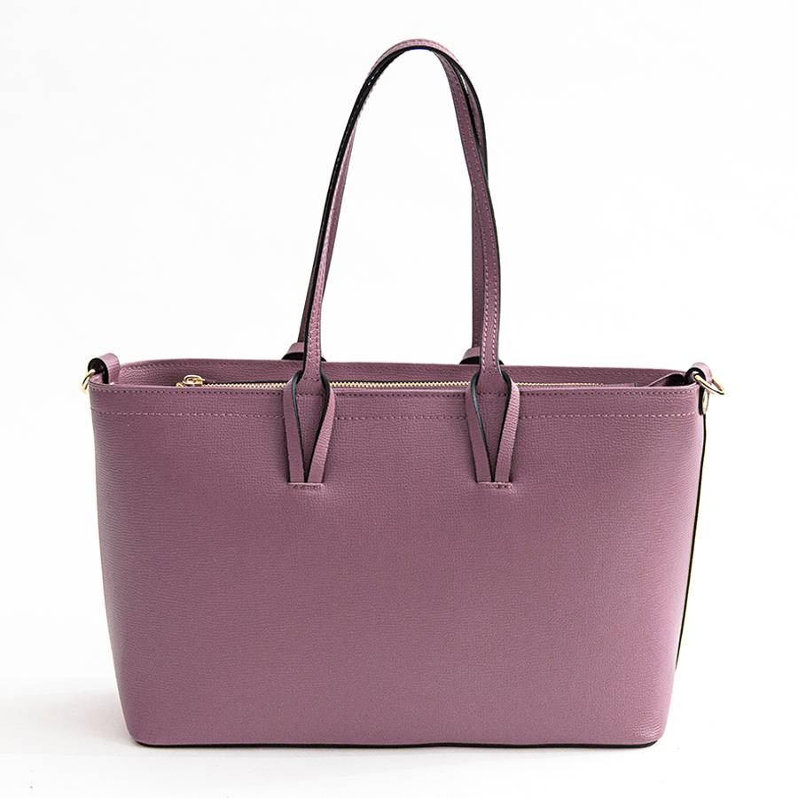 Laura Di Maggio NIKITA – Shopping in pelle saffiano malva