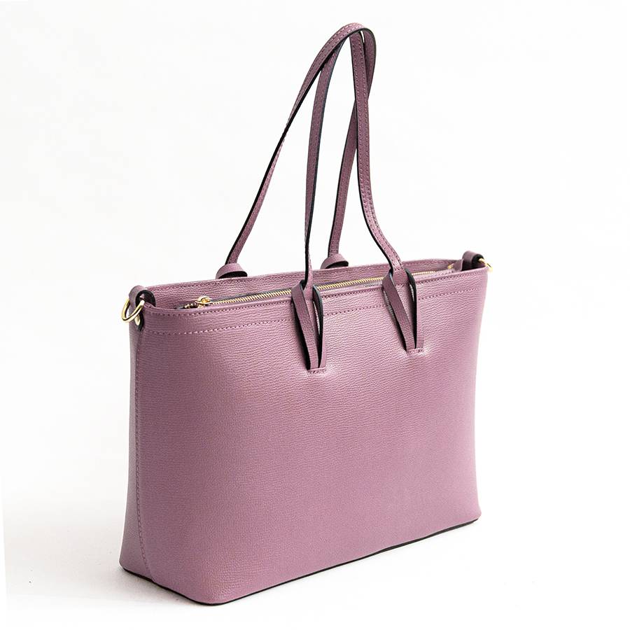 Laura Di Maggio NIKITA – Shopping in pelle saffiano malva Offerta speciale