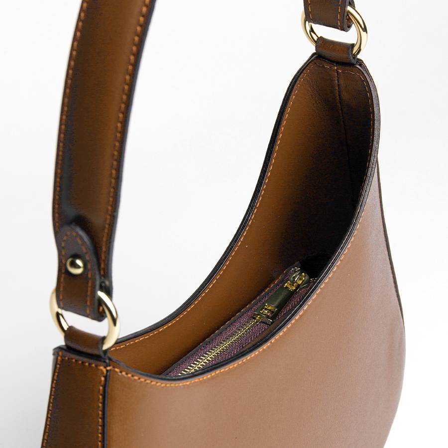 Laura Di Maggio EDI – borsa Hobo in pelle elegant cuoio Italia