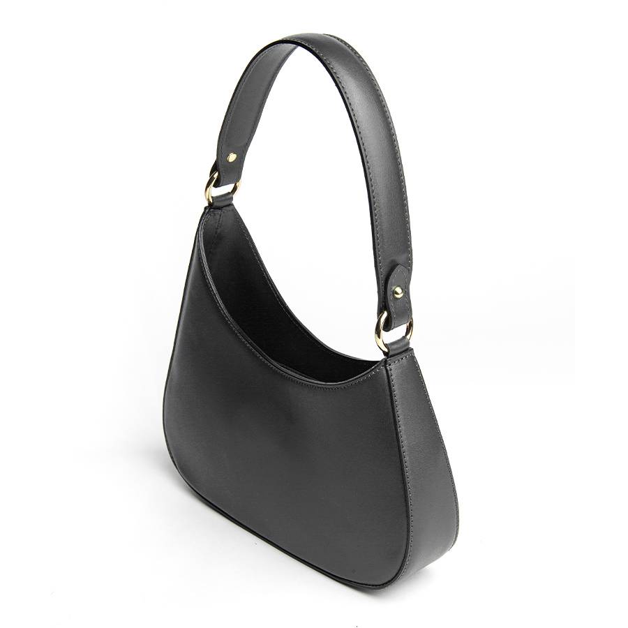 Laura Di Maggio EDI – borsa Hobo in pelle elegant nero In Linea