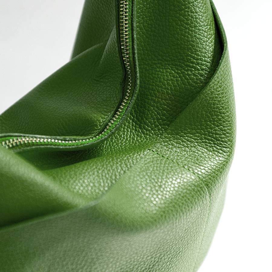 Laura Di Maggio LOREN – Sacca con tasche in pelle verde aloe Vendita