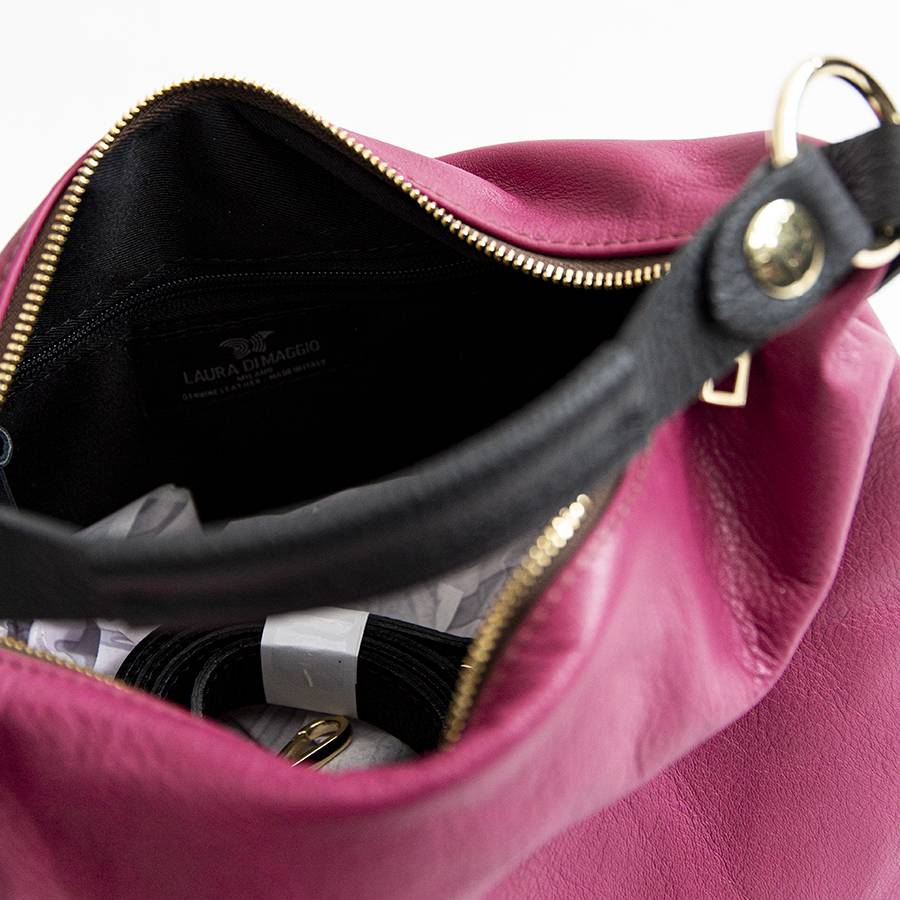 Laura Di Maggio DEMY – Sacca in pelle nappa fuxia Black Friday