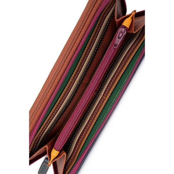 Mywalit Portafoglio con doppia zip grande Bosco Soddisfazione Garantita