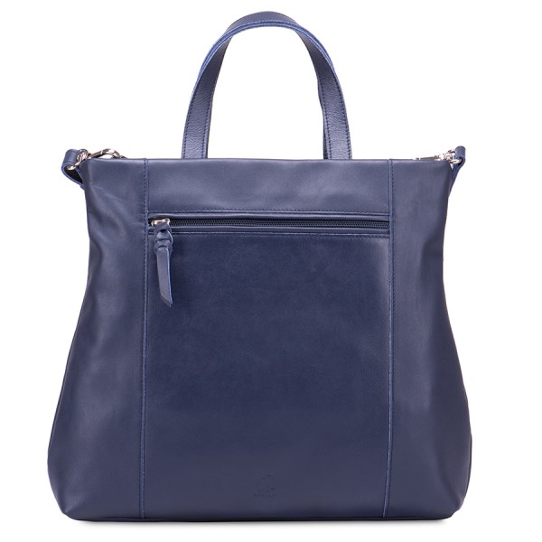 Mywalit Borsa Shopper Laguna in pelle e camoscio Blu Novità