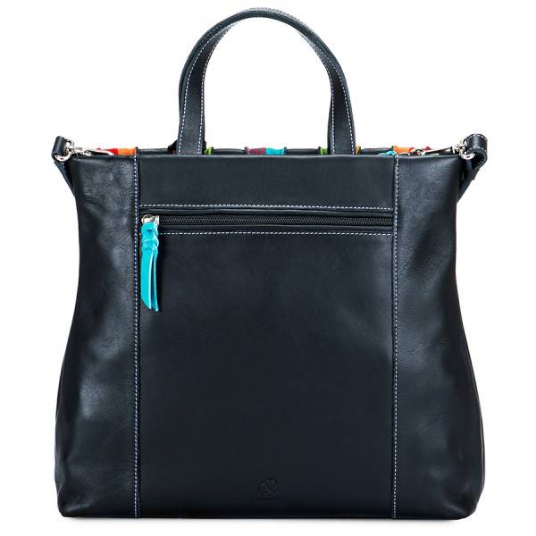 Mywalit Borsa Shopper Laguna in pelle e camoscio Nero Sconto