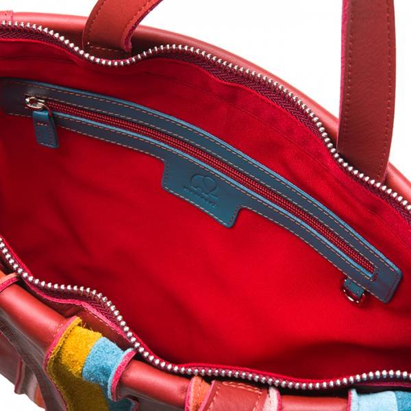 Mywalit Borsa Shopper Laguna in pelle e camoscio Vesuvio Offerta