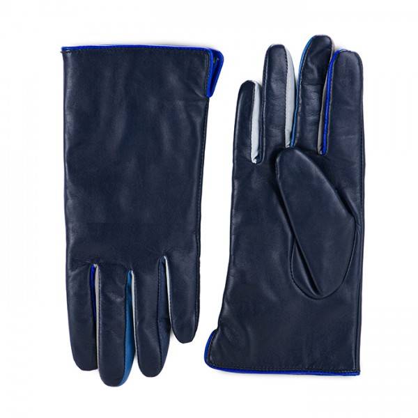 Mywalit Guanti corti (Taglia 8,5) Blu