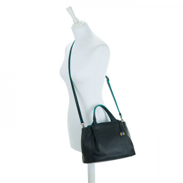 Mywalit Borsa con manici Verona media Black Pace Vendita Calda
