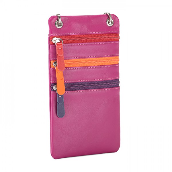 Mywalit Organiser con tripla zip da collo Sangria Multi Italia