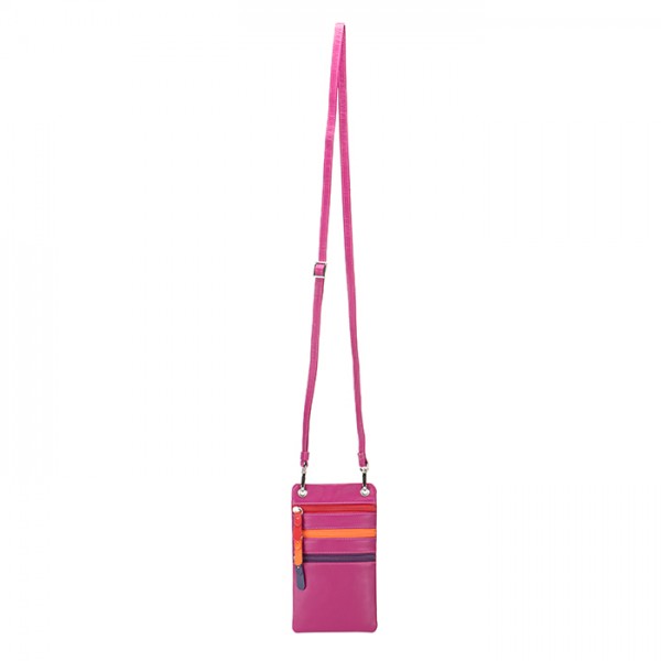 Mywalit Organiser con tripla zip da collo Sangria Multi Italia