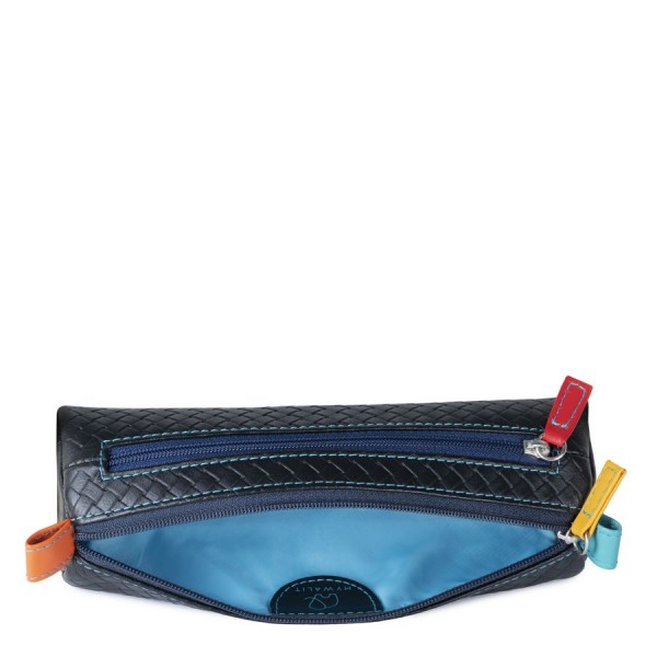 Mywalit Astuccio Linea Embossed Nappa Black Pace In Vendita