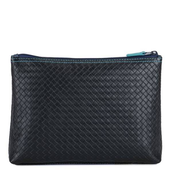 Mywalit Make-Up Case Grande Linea Embossed Nappa Black Pace Vendita Calda