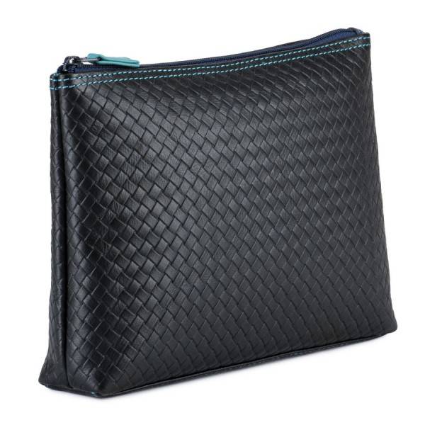 Mywalit Make-Up Case Grande Linea Embossed Nappa Black Pace Vendita Calda