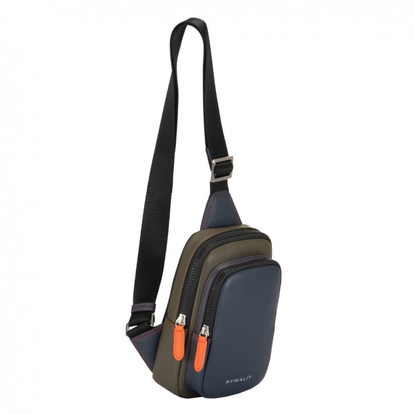 Mywalit Borsa Monospalla Firenze Olive-Marine Vendita Economica