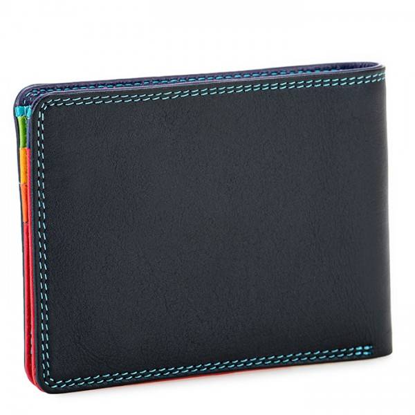 Mywalit Portafoglio jeans da uomo con tecnologia RFID Nappa Black Pace Convenienza