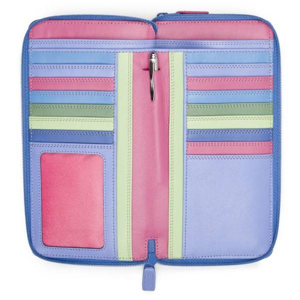 Mywalit Portafoglio con doppia zip grande Viola Offerta speciale