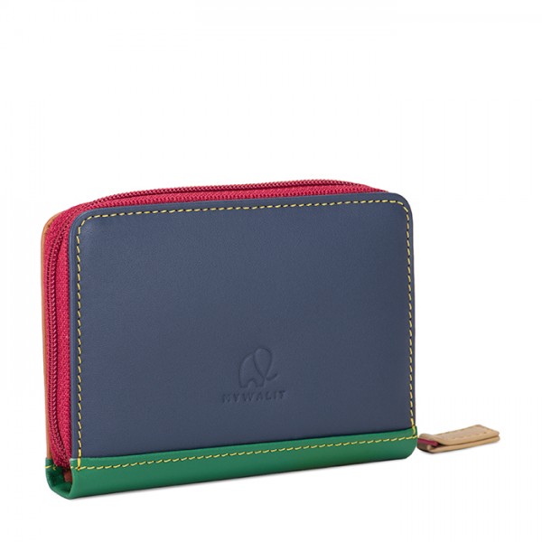 Mywalit Porta carte di credito con zip Bosco Ritorno libero