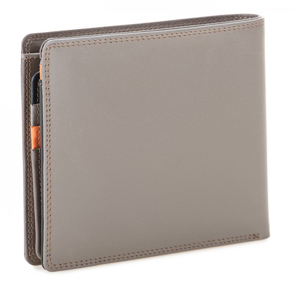 Mywalit Portafoglio da uomo grande con lente e protezione RFID Nappa Fumo Super sconto