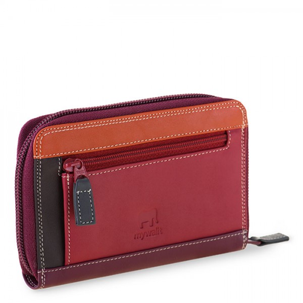 Mywalit Portafoglio Medio in Pelle con Zip Chianti Offerta temporanea