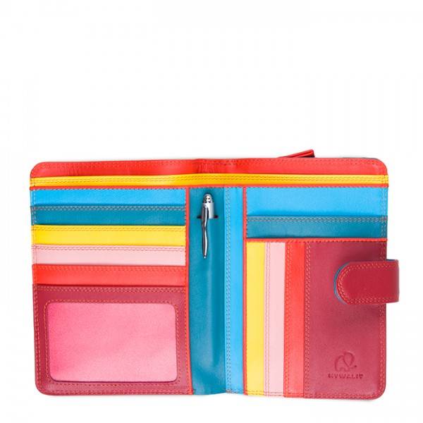 Mywalit Portafoglio con bottone a pressione grande Vesuvio Ultimo giorno