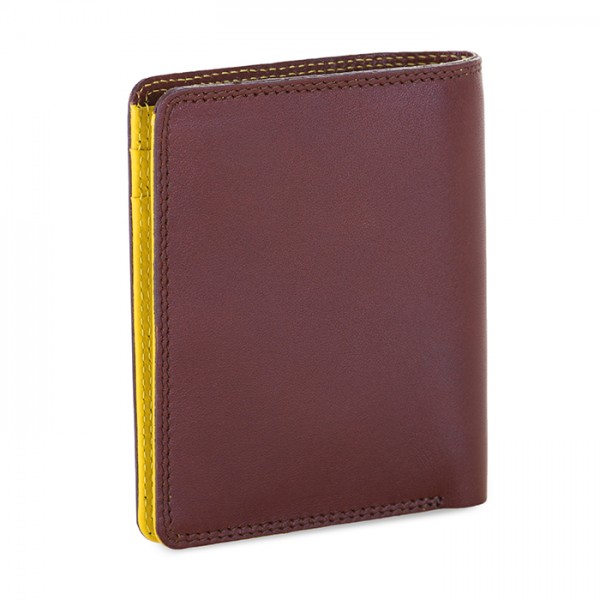 Mywalit Portafoglio da uomo Bi-fold con scomparto estraibile Marrone-Giallo Super sconto